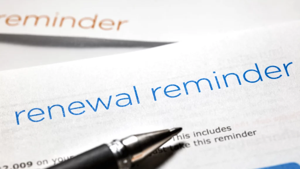 Image illustrating an early renewal of a mortgage contract