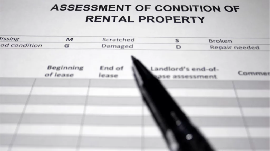 image of a rental property assessment for cashflow and tenant management